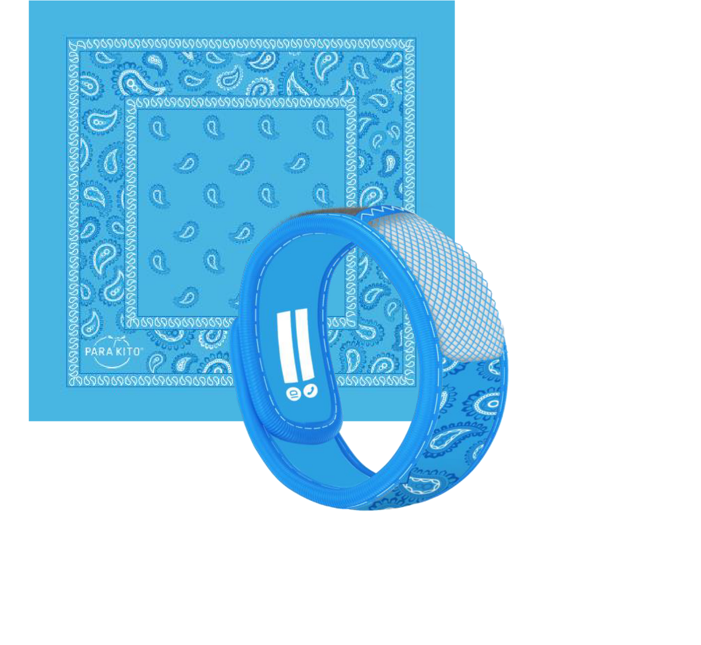 Mückenschutz Armband Kinder + Bandana